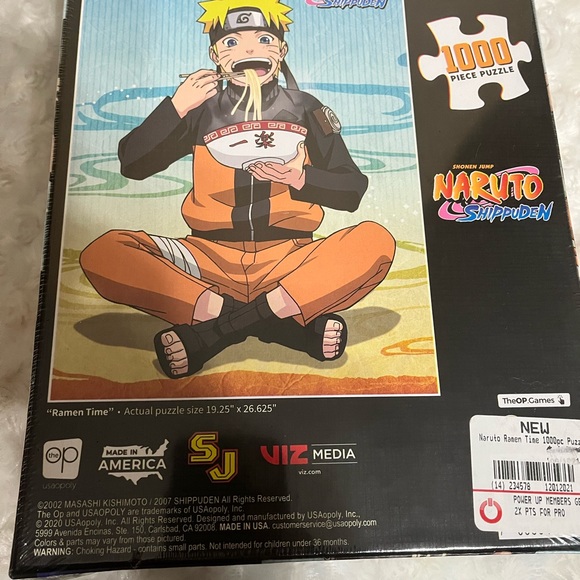 Naruto Shippuden Ramen Time 1000 Pc Puzzle by The OP Puzzle, 19"x27", NEW - Picture 4 of 6